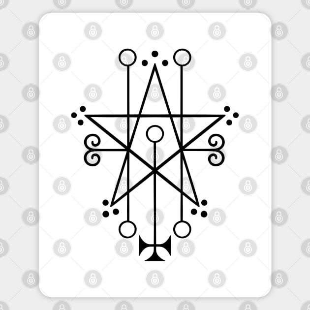 Sigil of Astaroth Magnet by OccultOmaStore